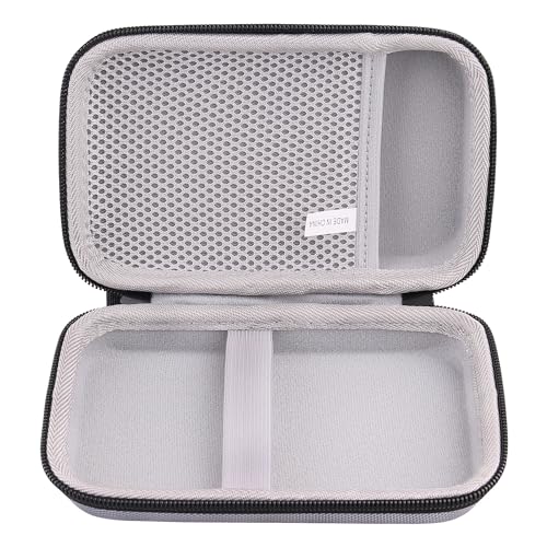 JINMEI Hard EVA Carrying Case Compatible with R36MAX/RG40XX V /RG CubeXX/ RG Cube/ Powkiddy RGB30 4-Inch Handheld Game Console Case (grey) - color: grey