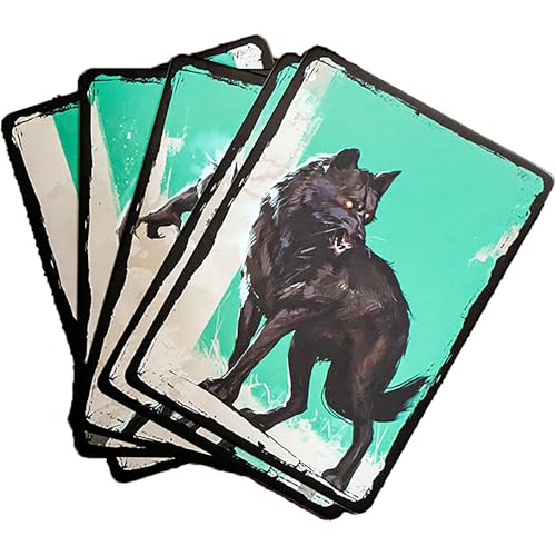 Renegade Game Studios Werewolf: The Apocalypse Luna's Fury Dice & Tray | Limited 5th Edition pack with 17 polyhedral dice, 5 rage dice, folding travel tray, and 5 illustrated Garou form cards