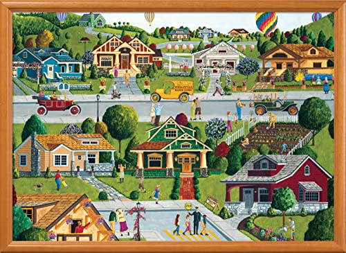 MasterPieces 1000 Piece Jigsaw Puzzle For Adults, Family, Or Youth - Bungalowville - 19.25"x26.75" - size: 1000 Piece