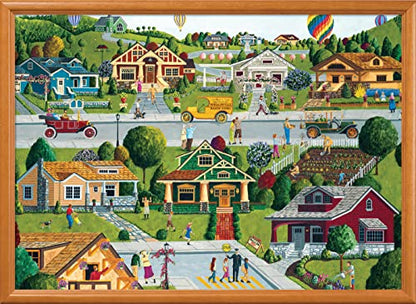 MasterPieces 1000 Piece Jigsaw Puzzle For Adults, Family, Or Youth - Bungalowville - 19.25"x26.75" - size: 1000 Piece