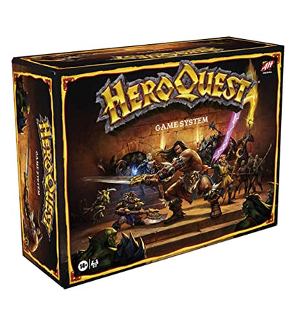 Hasbro Gaming Avalon Hill HeroQuest Game System Tabletop Board Game,Immersive Fantasy Dungeon Crawler Adventure Game for Ages 14 and Up,2-5 Players - color: Multicolor