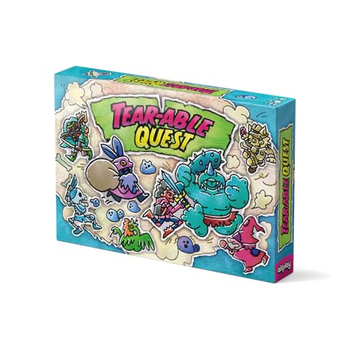 Allplay Tearable Quest Board Game for Adults, Kids, 10 Min, 1-50 Players | Connect Constellations & Build Asteroid Belts with Modular Scoring | Ages 10+ | Solo Mode