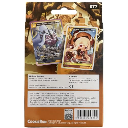 CookieRun TCG: Starter Deck - Tree of Life - Yellow Legendary Cookie Millennial Tree, Ready-to-Play Character Deck, Braverse Trading Card Battle Game - color: Yellow