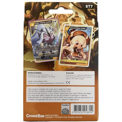 CookieRun TCG: Starter Deck - Tree of Life - Yellow Legendary Cookie Millennial Tree, Ready-to-Play Character Deck, Braverse Trading Card Battle Game - color: Yellow