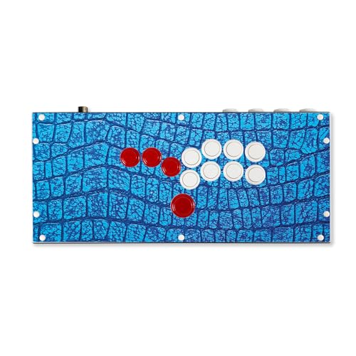 Gaming Skin Compatible with Hit Box (PS4/PC) - Vibrant Gator - Premium 3M Vinyl Protective Wrap Decal Cover - Easy to Apply | Crafted in The USA by MightySkins - color: Vibrant Gator