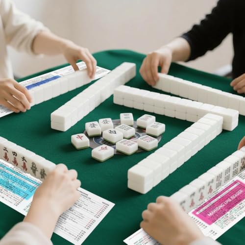 4Pcs Mahjong Card Line Reader, Blue Mah Jongg Line Finder | Mahjong Line Reader for Strategy Tool for Beginners, for Travel, Parties, Competitions, Game Nights - color: Blue