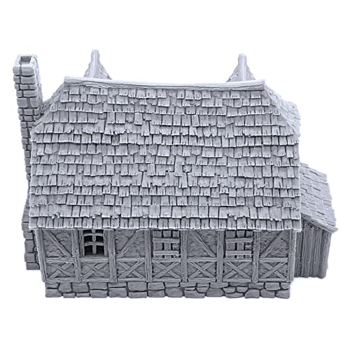Perfectly Normal House by Printable Scenery, 3D Printed Tabletop RPG Scenery and Wargame Terrain 28mm Miniatures