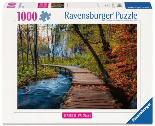 Ravensburger Autumnal Wooden Trail 1000 Piece Puzzle for Adults