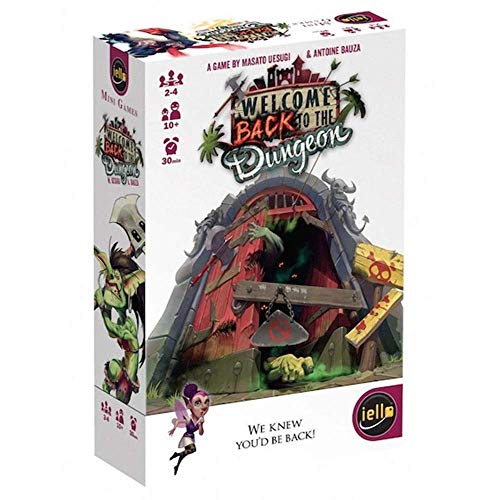 IELLO: Welcome Back to The Dungeon, Strategy Board Game, Stand Alone or Can Be Combined with Welcome to The Dungeon, 30 Minute Play Time, 2 to 4 Players, Ages 10 and Up - style: Sequel