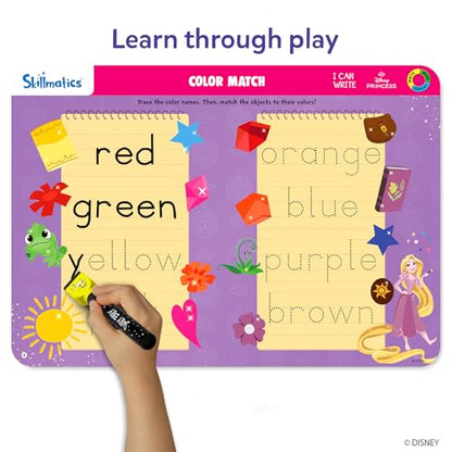 Skillmatics I Can Write Disney Princess - Reusable Preschool Learning Activities, Educational Toys & Games, Handwriting Aid, Back to School, Screen-Free Fun, Gift for Students, Kids, Toddlers Ages 3-6 - style: 2. I Can Write Disney Princess
