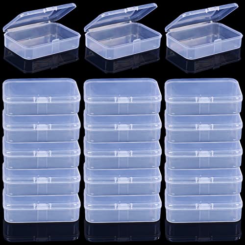 Clear Plastic Playing Card Boxes Snaps Closed Poker Gaming Playing Card Deck Cases Holder Plastic Storage Box Clear Trading Card Box Card Storage Organizer for Bank Business Card (18Pcs) - color: 18Pcs