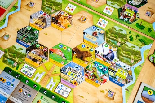 Capstone Games Sanctuary Animal-Themed Strategy Board Game | 1-5 Players