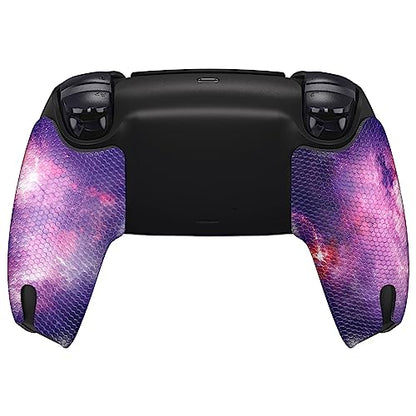 eXtremeRate PlayVital Anti-Skid Sweat-Absorbent Controller Grip for ps5, Professional Textured Soft Rubber Pads Handle Grips for ps5 Controller - Nebula Galaxy - color: Nebula Galaxy