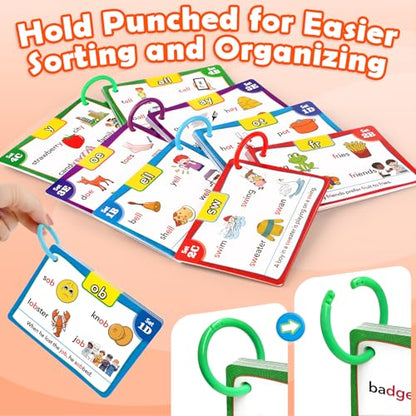 Aizweb Sight Words Flash Cards, Phonics Games Learn to Read Spelling Reading Learning Games, Dolch Site Words Digraphs CVC Blends Long Vowel Sounds for Pre-k Kindergarten 1st 2nd 3rd Speech Therapy - style: Sight Words&CVC Blends