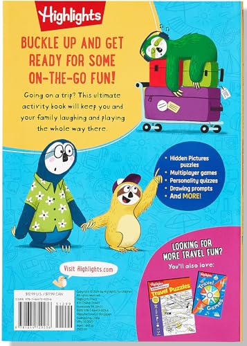 The Ultimate On-the-Go Activity Book: Travel Games and Activities Book for Kids, Packed with Road Trip Fun, Travel Games for Kids and Screen-Free Car Activities