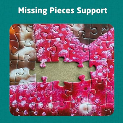 1000 Pieces Jigsaw Puzzle for Adults - Town with Poster, Fits Perfectly Between Them, Letters on the Back, Dust Free, Gift for Elderly (70 x 50 cm) - color: Town