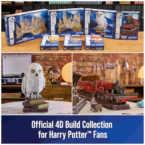 4D Build Harry Potter Hogwarts Express 3D Puzzle Model Kit for Adults | 181 Premium EPS Foam Pieces, No Glue or Tools Required, Home Decor Collectible Figure for Display, Screen-Free Hobby Ages 12+ - style: 3D Model, Themed, Pop Culture Replica