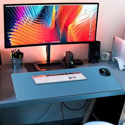 XXL Gaming Mouse Pad 35.4x15.7 Professional Large Mouse Pad & Computer Game Mouse Mat-90x40 Iceblueus - color: 90x40 Iceblueus, size: 35.4x15.7x0.1IN