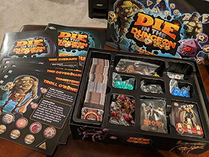 Giga Mech Games DIE in The Dungeon! A Solo Game of DIE-namic Dungeon Crawling,Where You are The Dungeon Monster!