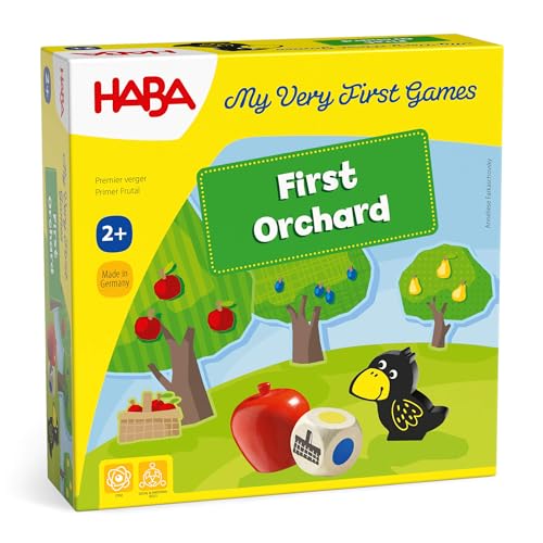 HABA My Very First Games - First Orchard Toddler Game - My First Orchard Game, Cooperative Toddler Board Games for 2 Year Olds - Made in Germany | This cooperative learning game is perfect for preschool, family game night, toddler activities, and educatio