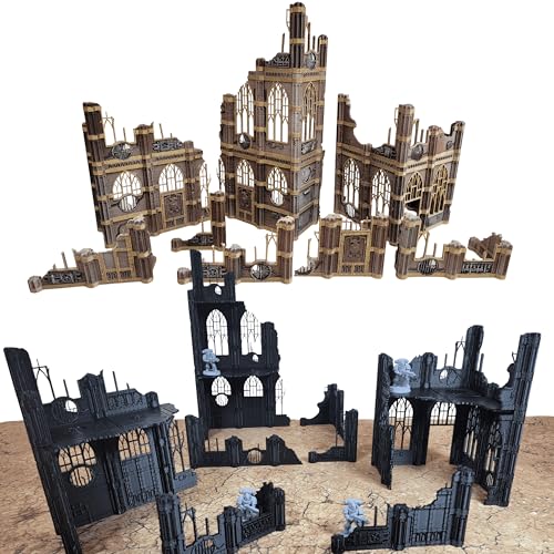 Gothic Sector Terrain Set: 28mm Scale Buildings & Scatter Terrain for 2000-Point Competitive 40k Games (Kill Team) - style: Kill Team
