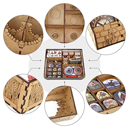 Organizer for Gloomhaven Jaws of The Lion Board Game, Storage Insert, Accessories Upgrade