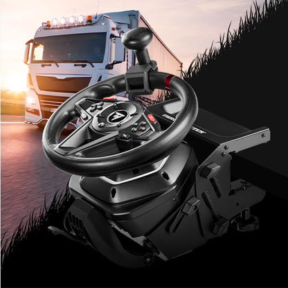 Thrustmaster T128 SimTask Truck & Farming Sim Wheel Pack - XBOX & PC | Force-feedback base, T2PM pedals, steering kit, 900-degree rotation, metal flat-mount clamp, 3-axis height adjustment - style: T128X & Steering Kit Bundle