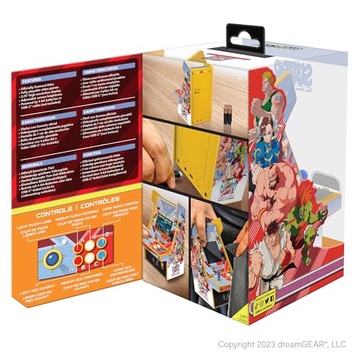 My Arcade Super Street Fighter II Micro Player Pro: Capcom Games, Classic Arcades, 2 Games in 1 - style: Street Fighter