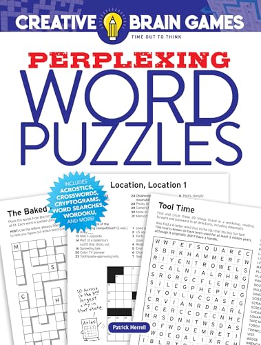 Creative Brain Games Perplexing Word Puzzles (Dover Brain Games & Puzzles)