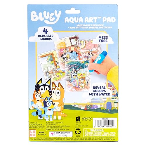 Bluey Aqua Art – Friends Forever - style: Bluey and Friends