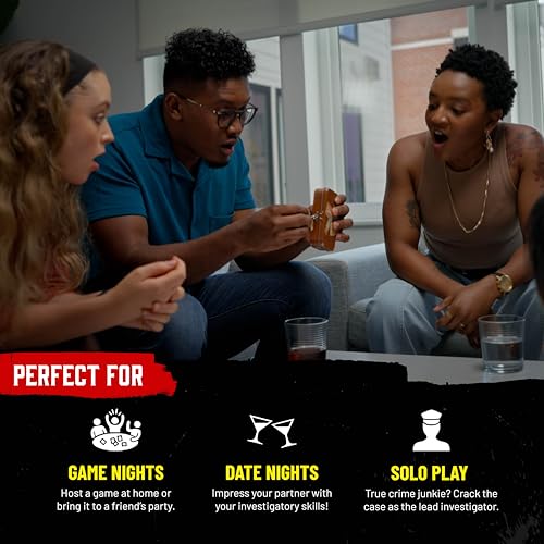 Hunt A Killer: Lakeside Slaughter, Immersive Murder Mystery Game, Interactive Crime Solving Experience, 90–120 Min Playtime, Ages 14+, Gifts for Mom - style: Lakeside Slaughter