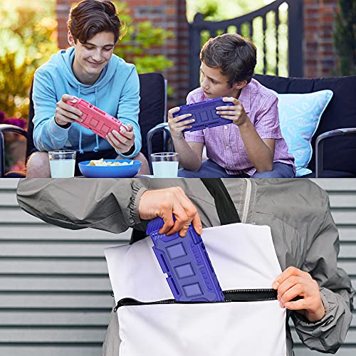 Protective Case for Switch Lite 2019, with Thumb Grip Caps | Only Fits Switch Lite 2019 (5.5"), Not for Switch 2 (2025 Release, 7.9"), No Screen Srotector Included, Blue - color: Blue