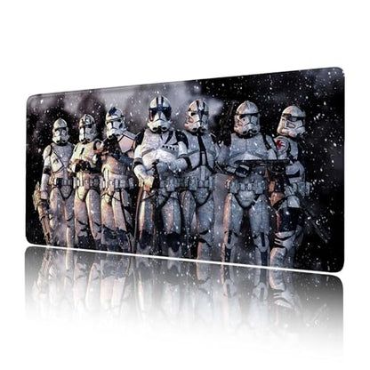 Extra Large Gaming Mouse Pad Design Desk Pad XXL,Mousepad with Non-Slip Rubber Base & Stitched Edges Mouse Mat,Portable Desk Mat for Computer Keyboard Mice Laptop and PC,31.5X15.7 inches - color: Pattern06