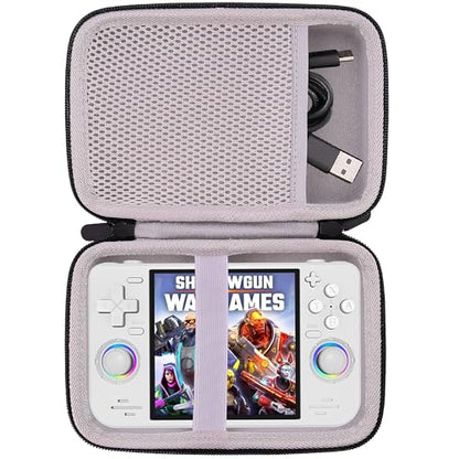 WAIYUCN Hard Carrying Case Compatible with RF40H/Upgraded XF40H Handheld Game Console Case (Grey) - color: Grey