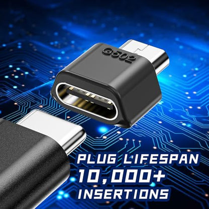 USB-C Charging Adapter Compatible with Logitech G502 Wireless Gaming Mouse | No Dock,Micro-USB to Type-C Converter | Compact & Lightweight Design | Charging & Data Transfer | Model-Specific