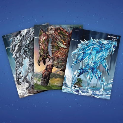 Renegade Game Studios Wraith & The Giants Solo Strategy Card Game | Battle Elemental Giants with tactical card combos and chaining mechanics in this epic fantasy game by Scott Almes