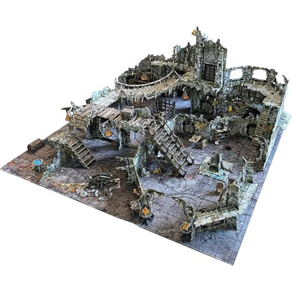 Maladum Beyond the Vaults - Fantasy Dungeon Crawler Game Immersive Terrain Solo, Co-op and Adversarial Play