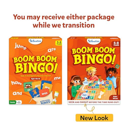 Skillmatics Bingo Preschool Board Game - Sight Words, Fun & Fast Matching Bingo Game, Gifts for Boys & Girls Ages 5 to 8 - style: Sight Words