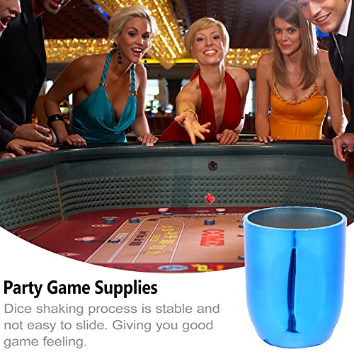 NUOBESTY 2pcs Portable Dice Storage Cup Stylish Plastic Dice Box for Games at Ktv Bars Compact Lightweight Design for and
