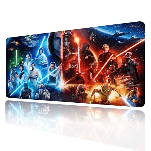 Large Gaming Mouse Pad XXL,Extended Large Gaming Mousepad,Desk Accessories,Office Supplies,Office Decor,Non-Slip Rubber Base and Stitched Edges Desk Pad for Computer Game Office Work,31.5"x15.7" - color: Pattern02