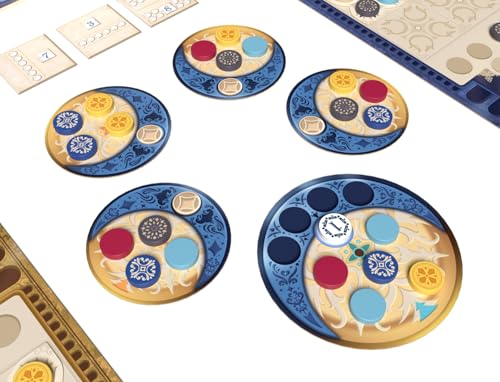 Asmodee Azul Duel Board Game - Competitive Head-to-Head Tile-Placement Strategy Game, Stunning Mosaic Art and Quick Gameplay for Kids & Adults, Ages 8+, 2 Players, 30-45 Minute Playtime | Competitive Head-to-Head Tile-Placement Strategy Game, Stunning Mos