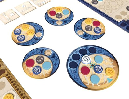 Asmodee Azul Duel Board Game - Competitive Head-to-Head Tile-Placement Strategy Game, Stunning Mosaic Art and Quick Gameplay for Kids & Adults, Ages 8+, 2 Players, 30-45 Minute Playtime | Competitive Head-to-Head Tile-Placement Strategy Game, Stunning Mos