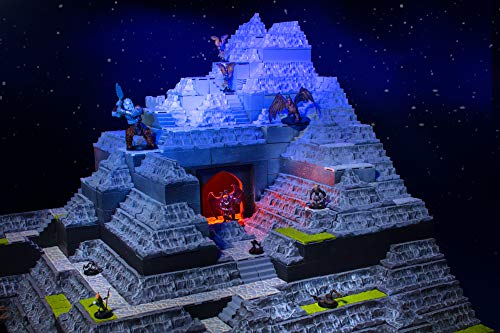 Monster Adventure Terrain- 40pc Painted Ladders and Stairs Bulk Set- Stackable 3-D Tabletop Customizable World Builder Compatible with DND Dungeons Dragons, Pathfinder, and All RPG Games - color: Ladders & Stairs Accessory Set