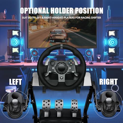 Grefinity Racing Wheel Stand, Height Adjustable Steering Wheel Stand | Racing Simulator Cockpit for Logitech G920 G29 G923 G27 G25, Thrustmaster T300RS TX F458 T500RS T150 Xbox PS4 PS5 PC