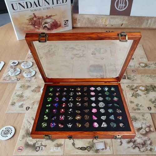 Dice Display Storage Case Storing Dice Sets and Collections,Dice Case Compatible with DND or RPG Role Playing and Other Table Games