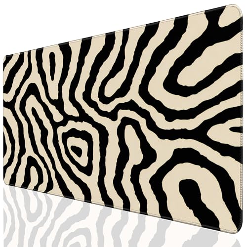 Desk Cover Mat, Gaming Mouse Pad, Computer Laptop Mat Desk Decor for Office Game Home 31.5 X 15.7 Inch (Zebra Print) - color: Zebra Print