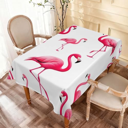 Fashion Home Decor Holiday Party Tablecloth Rectangle Tablecloth Tabletop Flamingo - color: Color70, size: 59.8x89.8in