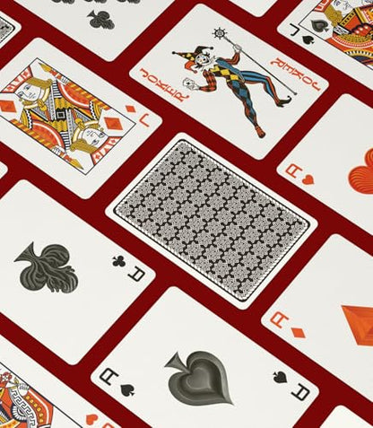 BIERDORF Waterproof Playing Cards, Plastic Poker Deck Washable & Non-Slip (HydroGripTex), Durable Cards for Pool, Beach, Camping & Family Games, White Nautical Design - style: HydroGripTex White