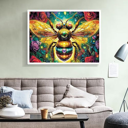 300 Pieces Jigsaw Puzzle for Adults, Bee Jigsaw Puzzles, Recycled Cardboard Puzzle, Coolest Queen Bee Jigsaw Puzzle for Kids Adults Seniors, Great for Family Games, 20.5 * 15 Inch - style: Bee