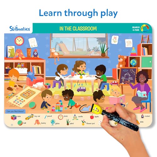 Skillmatics Search and Find Megapack Educational Game - Reusable Preschool Learning Activities, Perfect for Toddlers & Kids Who Love Toys, Art & Crafts, Builds Vocabulary, Gifts for Ages 3, 4, 5, 6 - style: 7. Search & Find Megapack